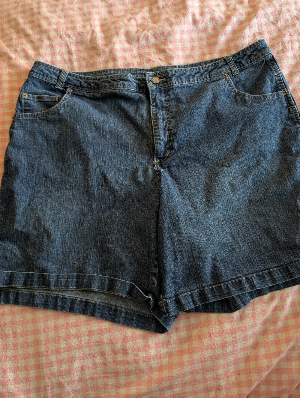 Vintage Classic Women's Denim Shorts — Blue